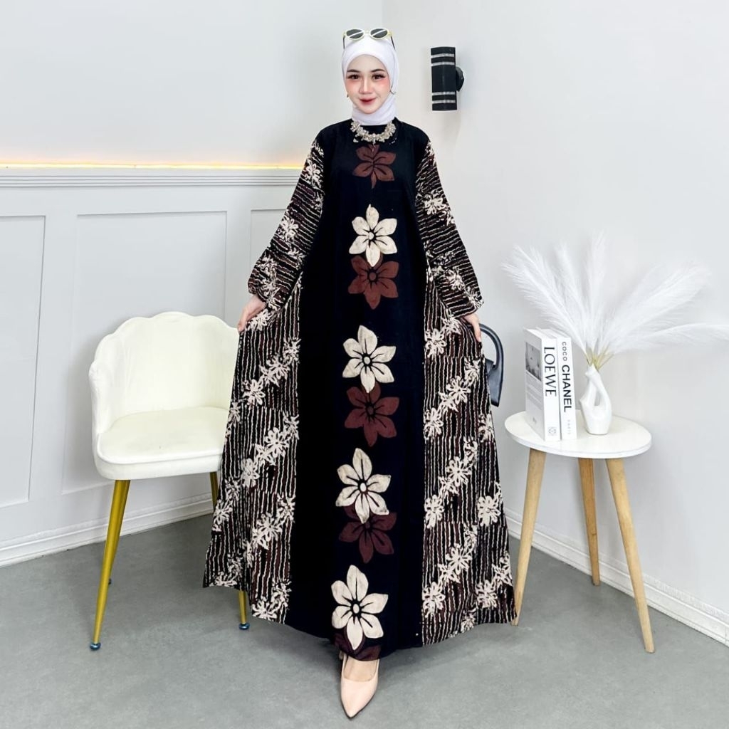 GAMIS CAP JUMBO LD 130 GAMIS HITAM KEKINIAN