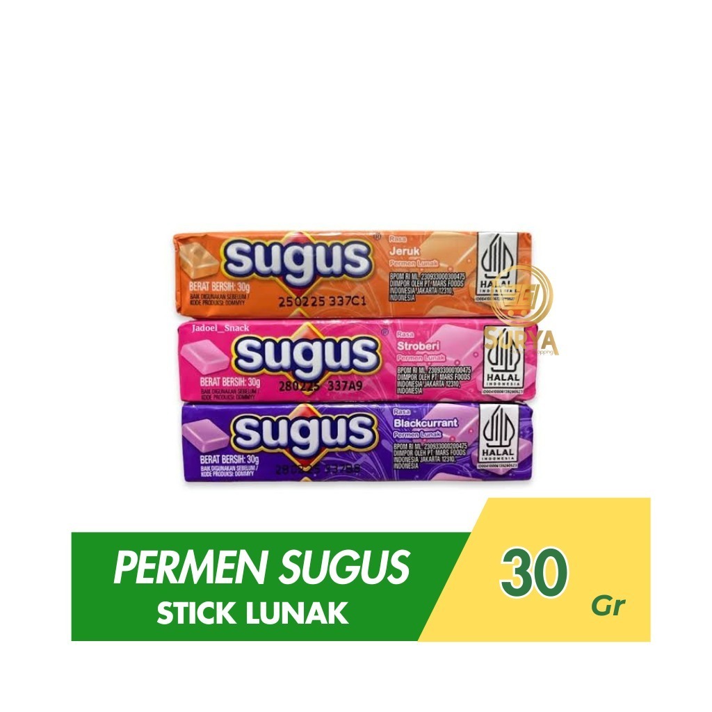 

Permen Sugus Stick Lunak 30gr