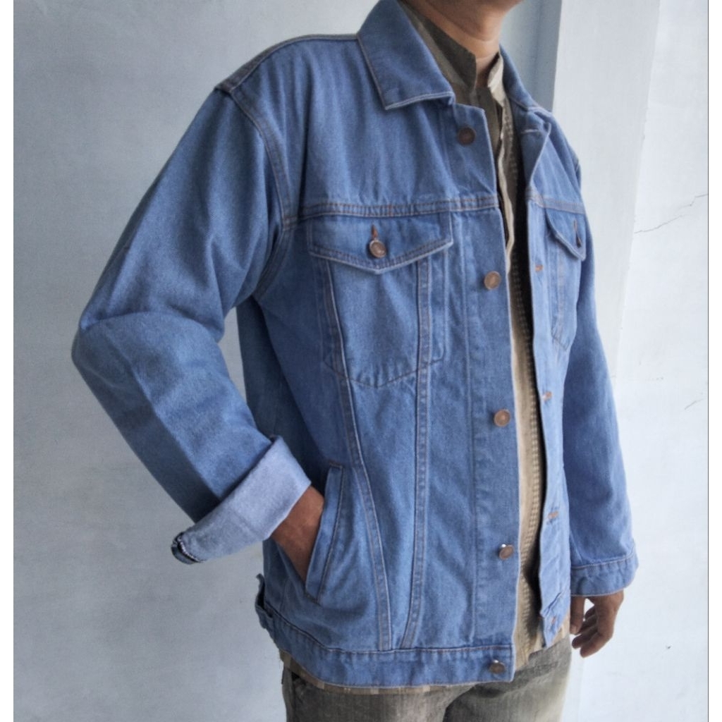 JACKET SNOW - JAKET JEANS PRIA - JAKET JEANS DENIM - JAKET JEANS WANITA - JAKET SANDWASH - JAKET JEA