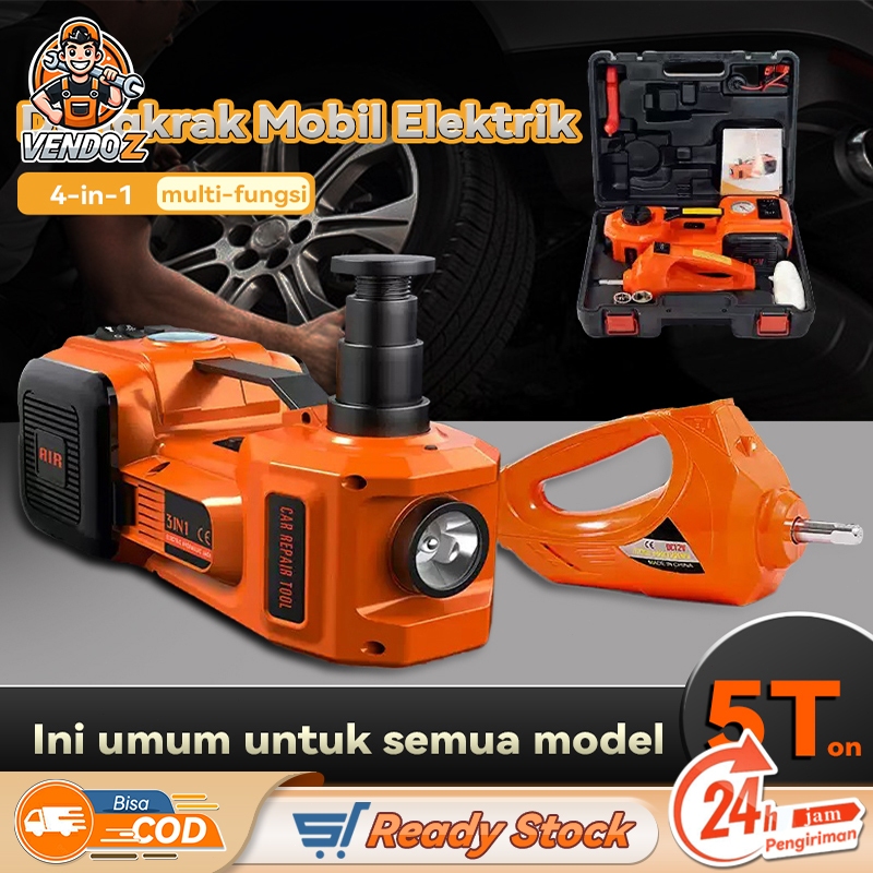 Dongkrak Mobil Elektrik + Pembuka Baut + Pompa /Eletric Car Jack berkualitas tinggi hidrolik floor j