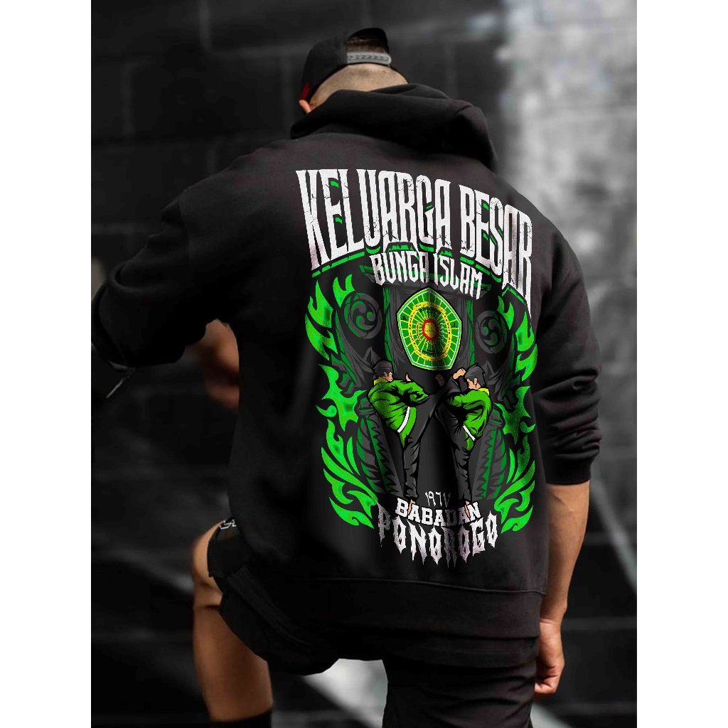 Jaket Hoodie Bunga Islam Indonesia 131 - BI 1967 Ponorogo - Distro Kaos Pencak Silat Bunga Islam