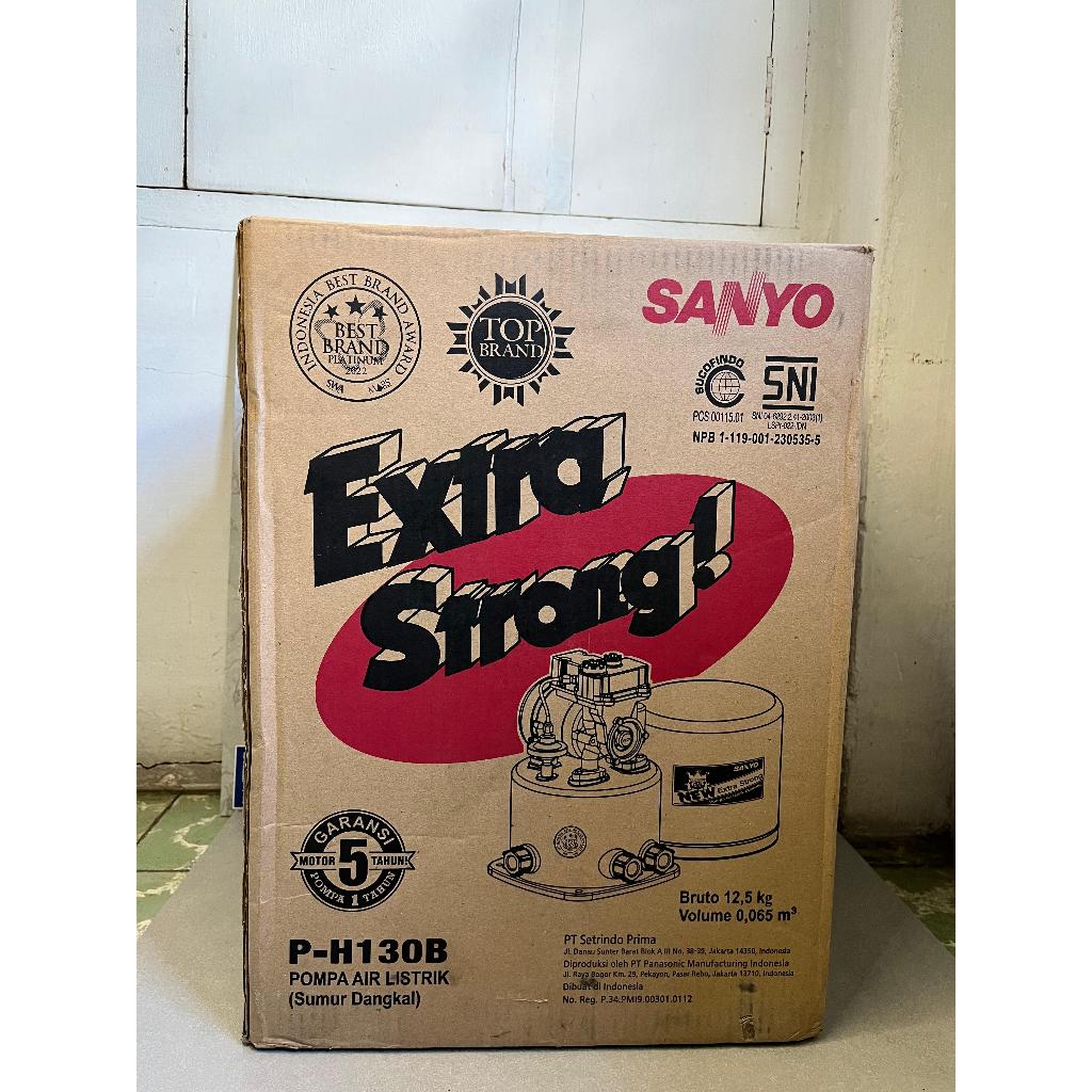 POMPA AIR LISTRIK SANYO P-H130B / Pompa Air Listrik Sanyo P-H130B / Sanyo P-H130B Extra Strong Pompa