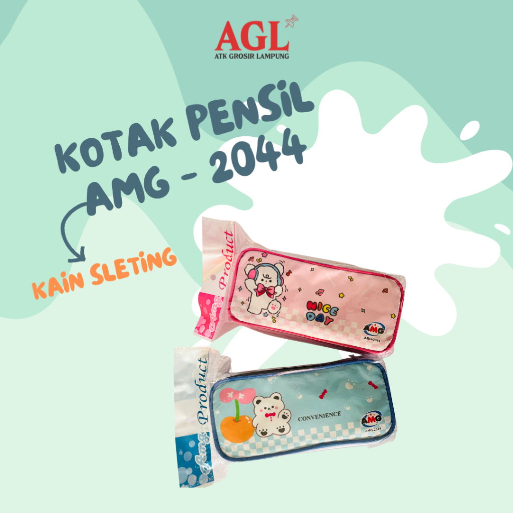 

AMG - KOTAK PENSIL KAIN SLETING AMG - 2044, 03, 2030, 2039, 2042, 09, 2032 - Grosir