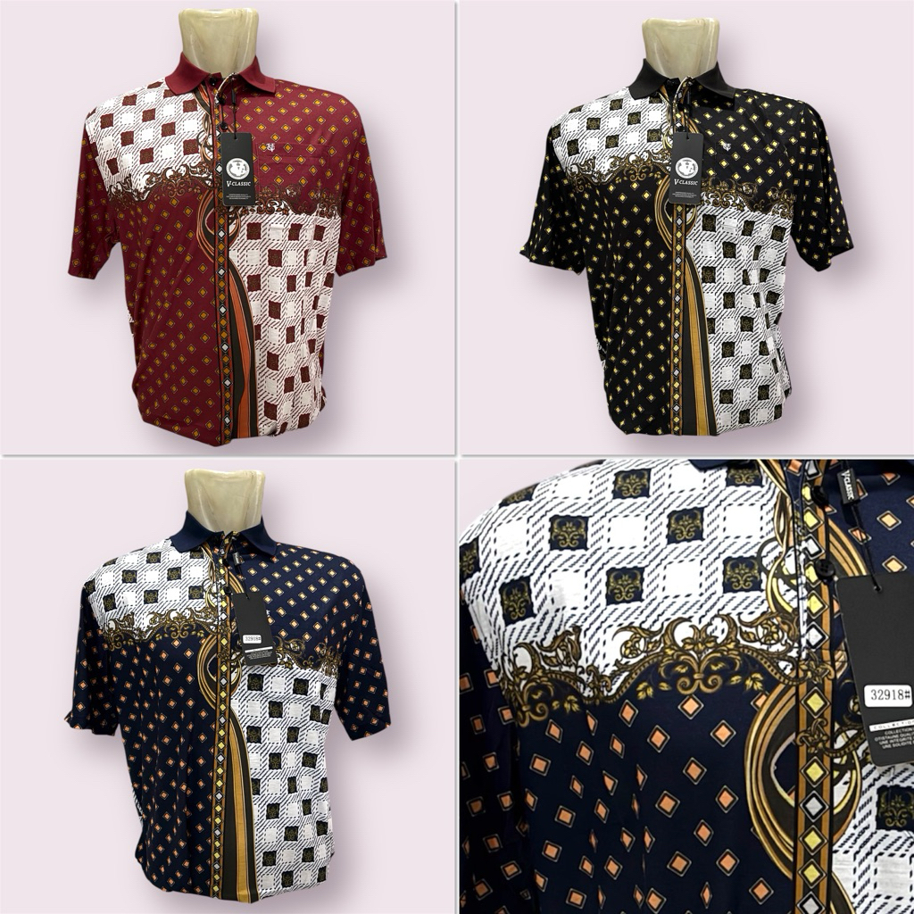 Kaos V-Classic Original - Kaos Pria Premium Berkerah Terbaru