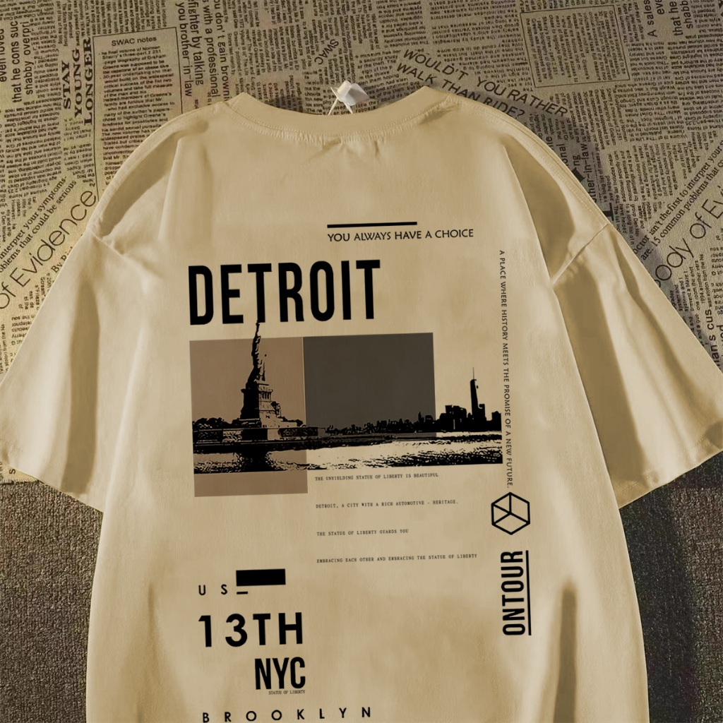 TINY Kaos T-shirt Pria Oversize | Kaos Sablon “ AWAKEN ” | Kaos Pria Distro Original | Kaos Distro O