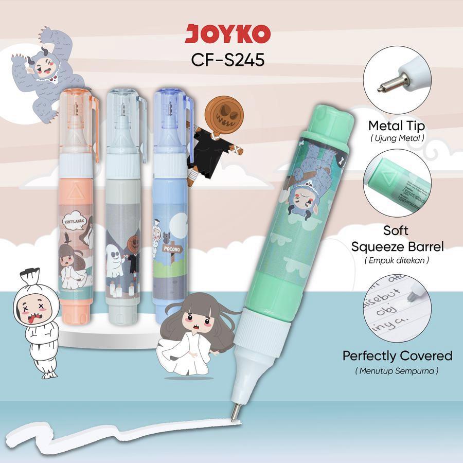 

Correction Fluid Joyko CF-S245 Indonesian Ghost ( Cairan Koreksi Penghapus Cair )