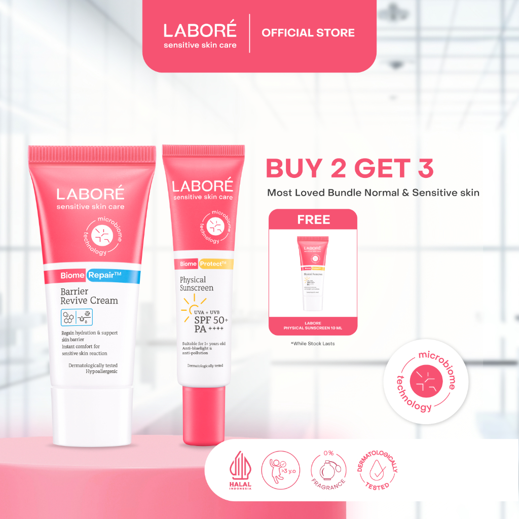 Paket Skincare Ibu Hamil & Menyusui - (Pelembab & Sunscreen Labore) - Aman untuk Bumil & Busui