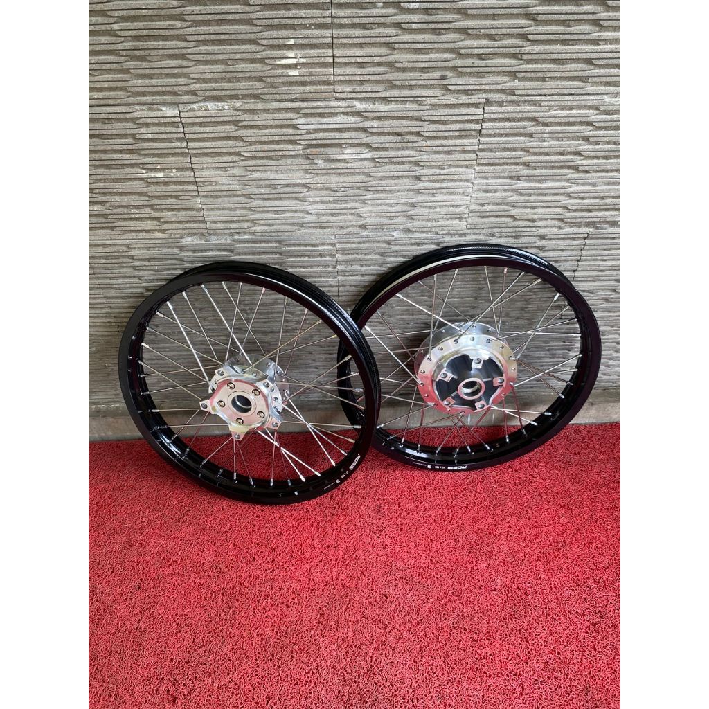 Rakitan Velg Jari Jari MX King 150 Roda Set MX King Tanpa Ban Ring 17