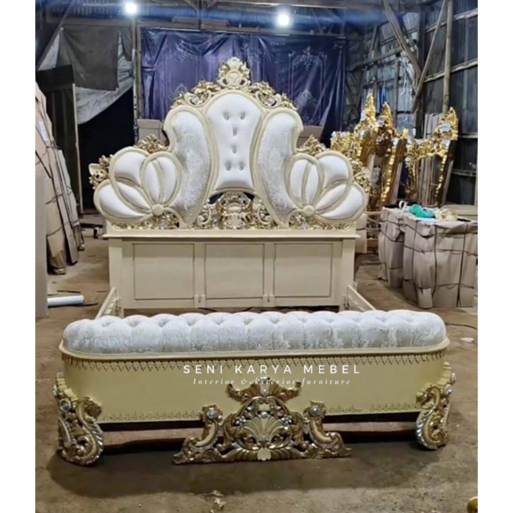 Tempat Tidur klasik Ukir jepara, Tempat Tidur Ukir kayu Jati Jepara