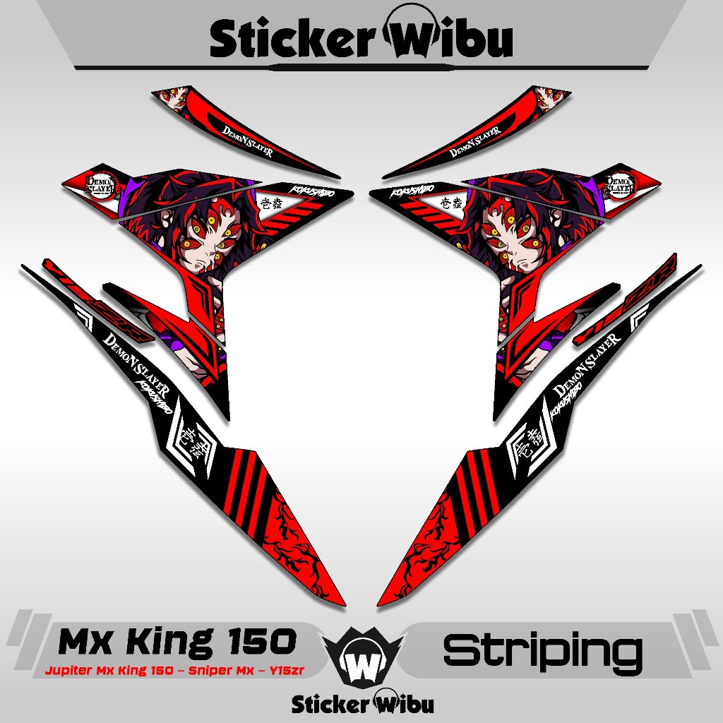 STRIPING MX KING 150 / 11 / STIKER MX KING / VARIASI / EXCITER 150 / MX KING / ORI / JUPITER MX KING