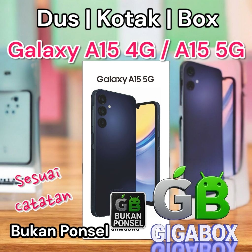 

Dus Kardus Box Galaxy A15 4G / A 15 5G Tersedia Dus Only & Fullset