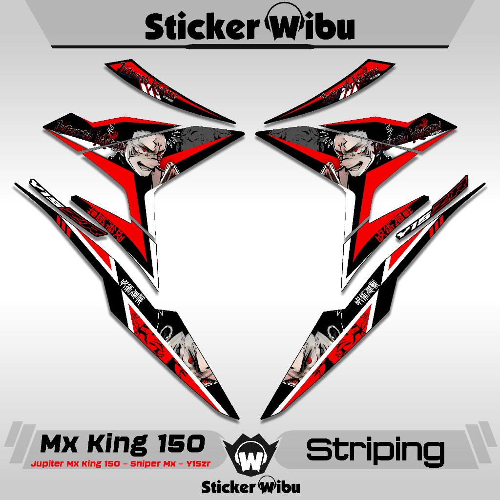 STRIPING MX KING 150 / 13 / STIKER MX KING / VARIASI / EXCITER 150 / MX KING / ORI / JUPITER MX KING
