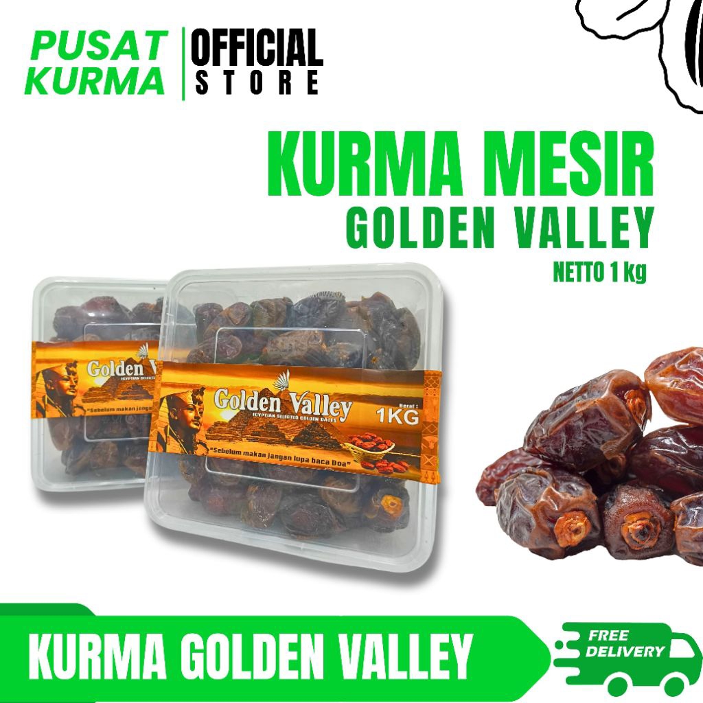 

KURMA GOLDEN VALLEY MESIR PREMIUM 1 KG / KURMA GOLDEN VALLEY / KURMA MESIR | pusatkurmabali