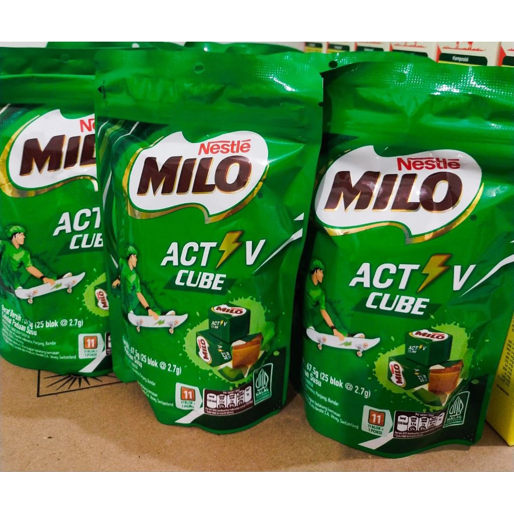 

[Ready Stock] Milo Active Cube 67,5 gr (25 blok @2, 7gr)