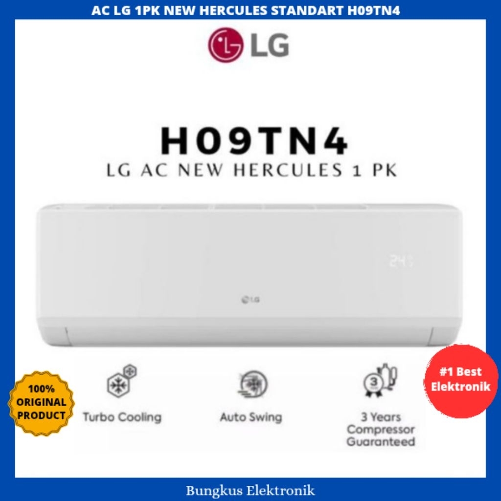 AC LG 1PK NEW HERCULES H09TN4 STANDART AC LG 1 PK