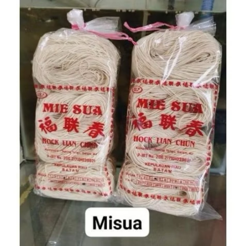 

Mie Sua / Mie Soa Kuah Hock Seng Chun Selat Panjang berat 500gr