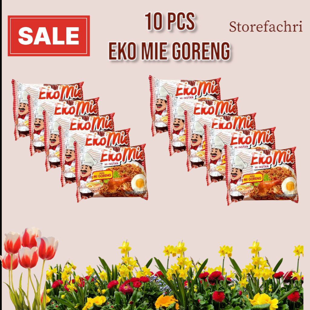 

mi instan Eko mie goreng isi 20/10 pcs termurah