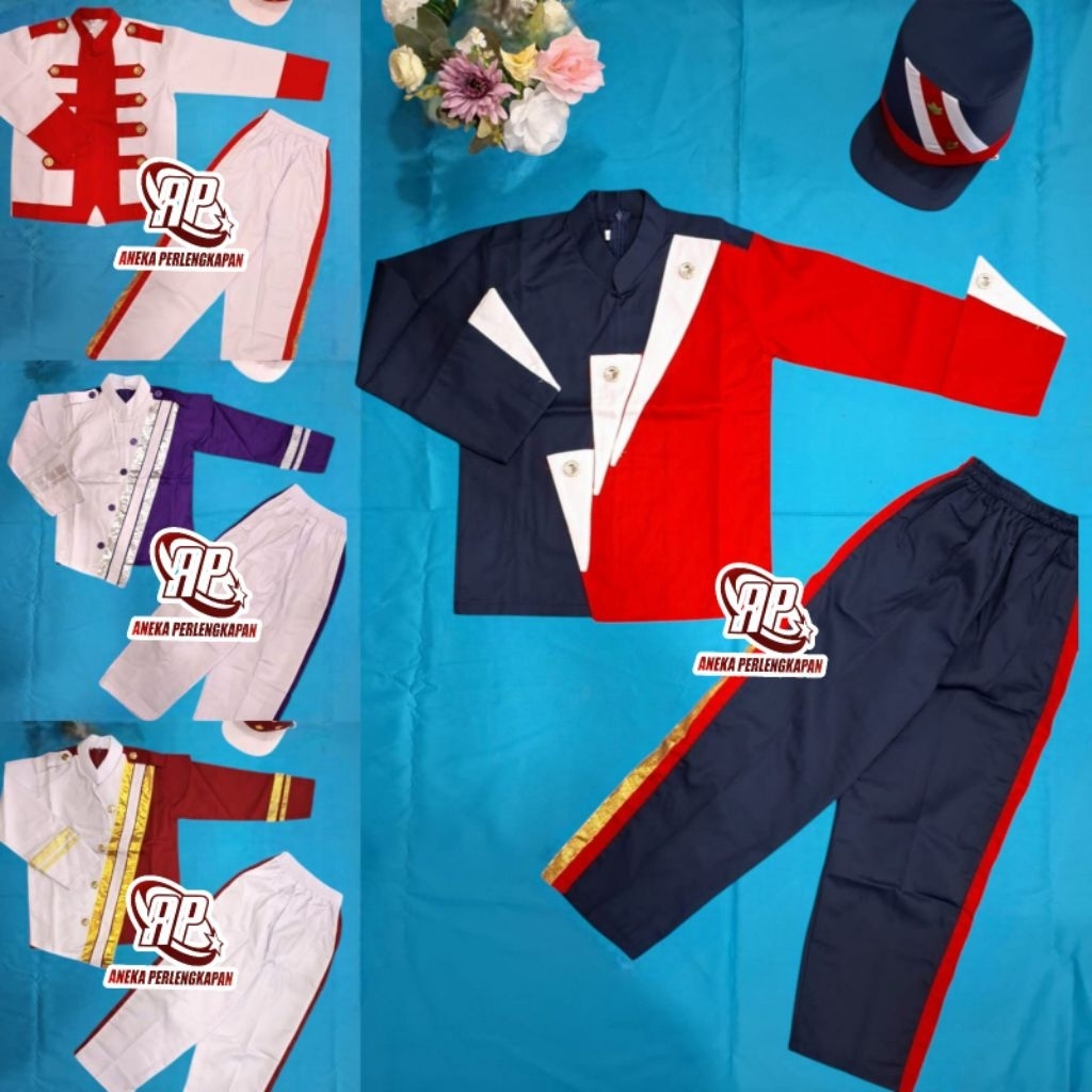 Baju Anggota Drumband untuk Anak TK