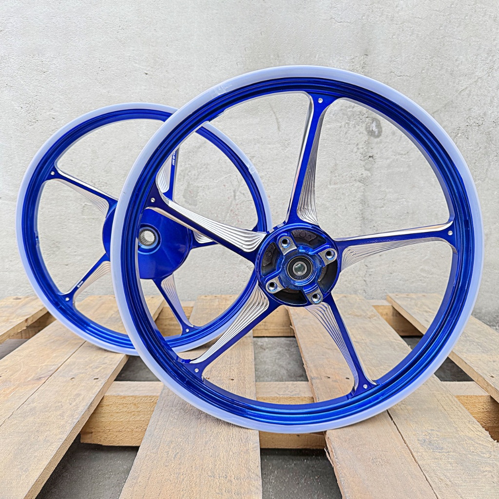 HYLOS CNC Velg Pelek Velg Racing Biru Vario 125 Vario 150 24T 140*140-RING17