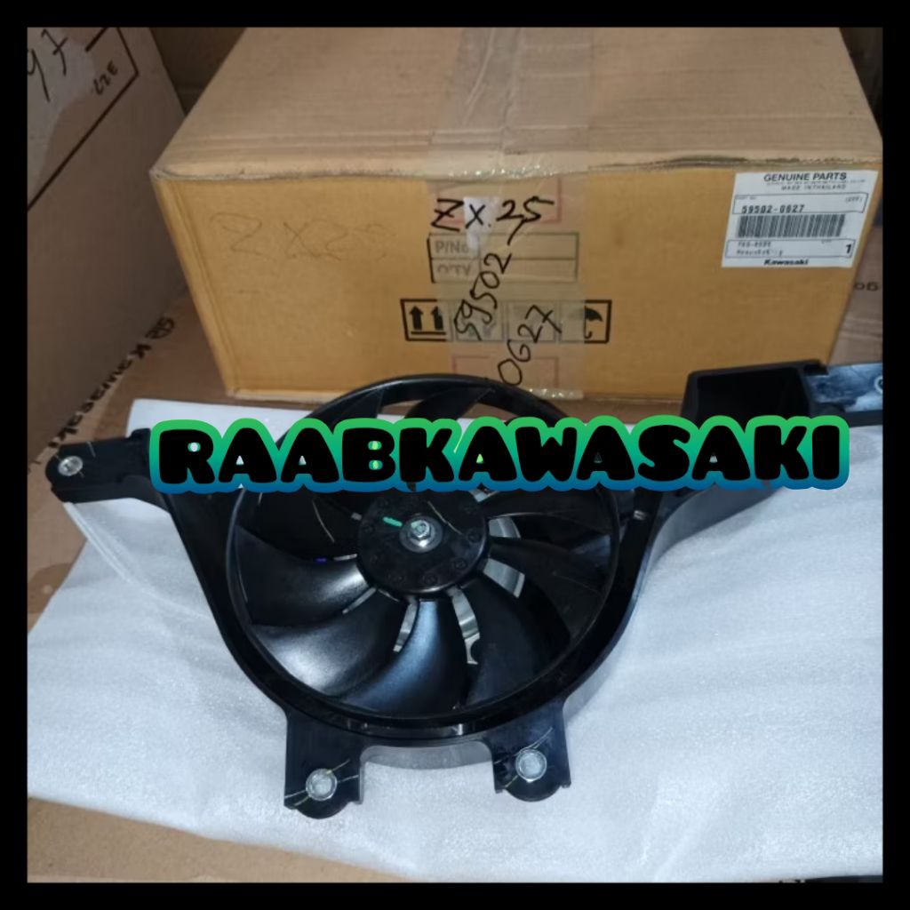 kipas radiator assy zx25r original kawasaki