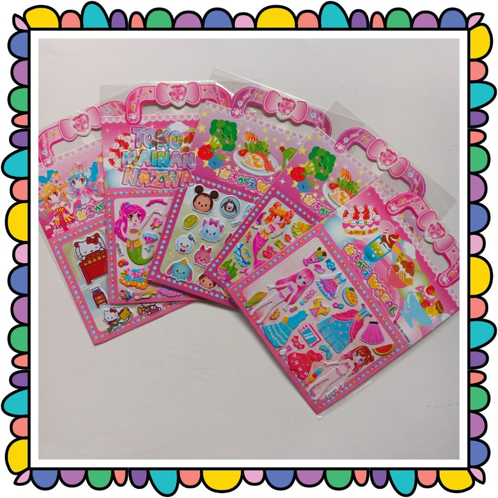 

Stiker Timbul Bentuk Tas Bepi 3D [5 pcs]