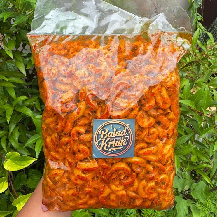 

Bisa COD Makaroni Xtra Pedas daun jeruk 250Gram / Makaroni Cikruh Pedas daun jeruk 250 gram