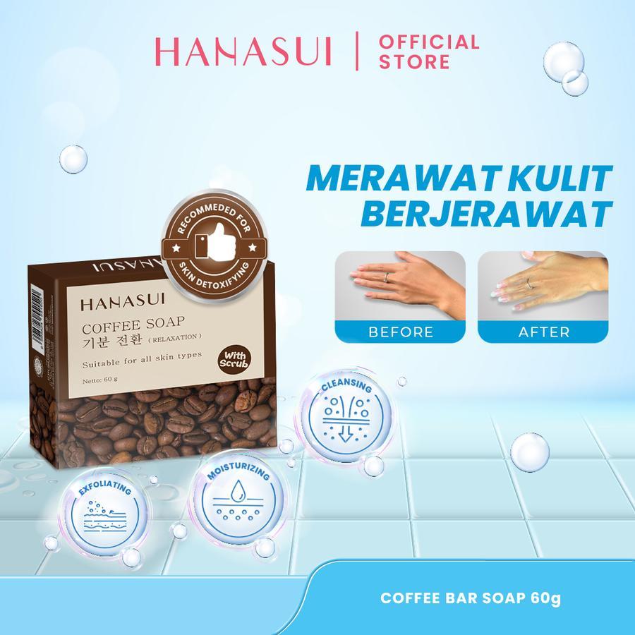Hanasui 60GR Body Bar Soap Bamboo Charcoal