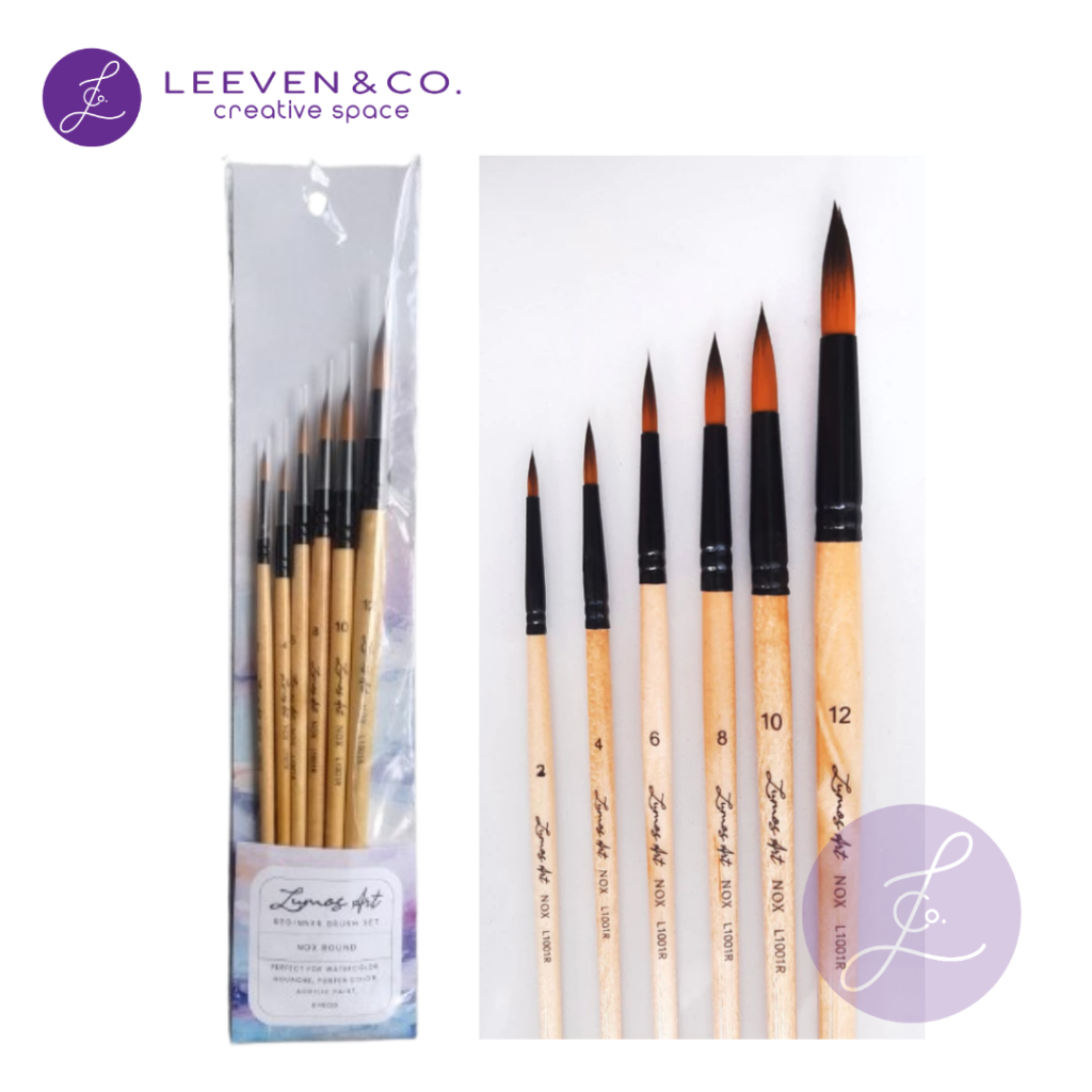 

LUMOS ART NOX BRUSH ROUND SET 6 PCS