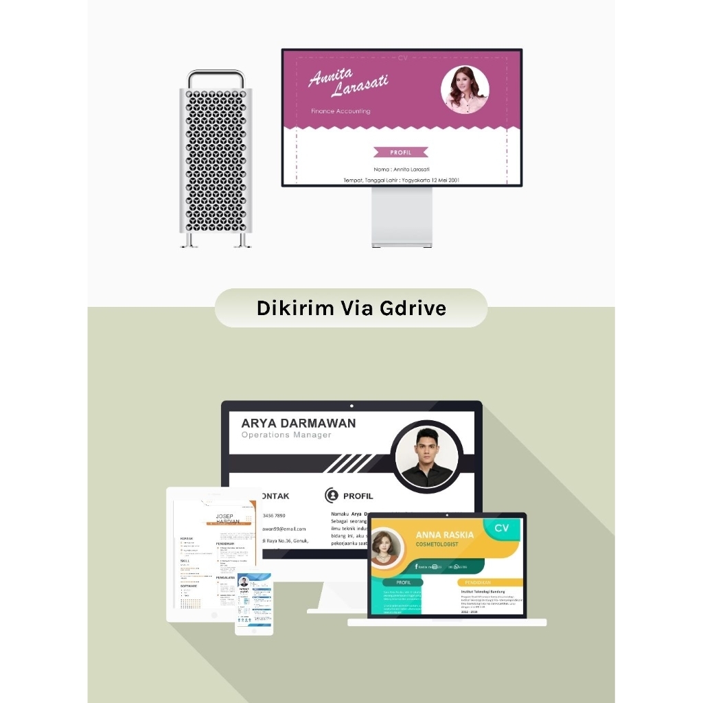 500+ Template CV - Curriculum Vitae, Lamaran Kerja - CV ATS Word & PSad