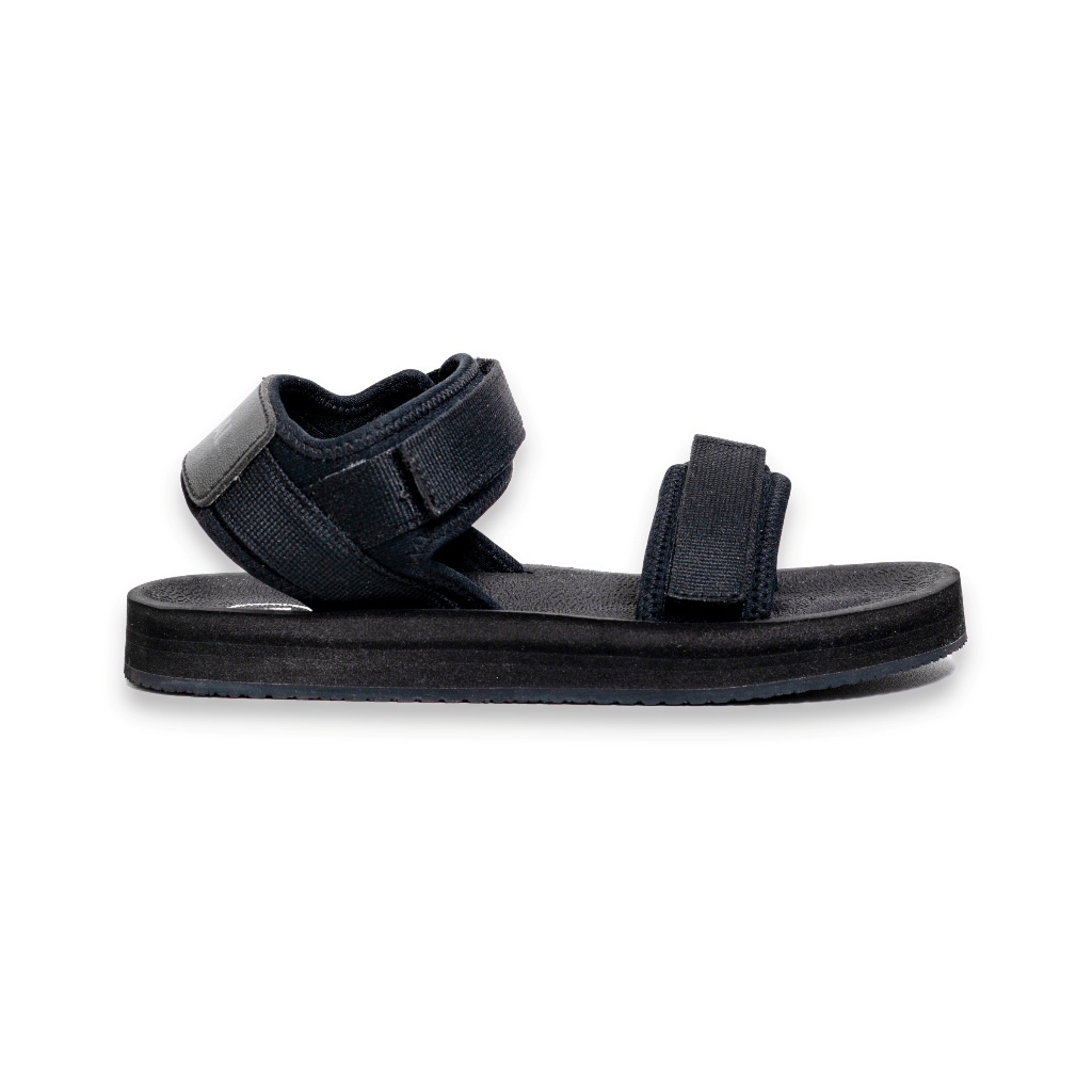 Vandalz Rogue 01 Black - Sandal Travelling Pria Sepatu Gesper Unisex Soleandjoy
