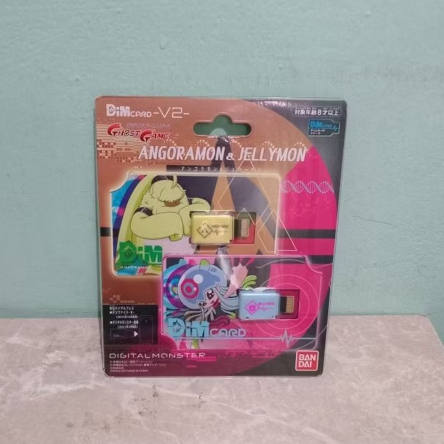 Digimon Dimcard V2 Angoramon Jellymon Dim Card Vital Bracelet Digivice