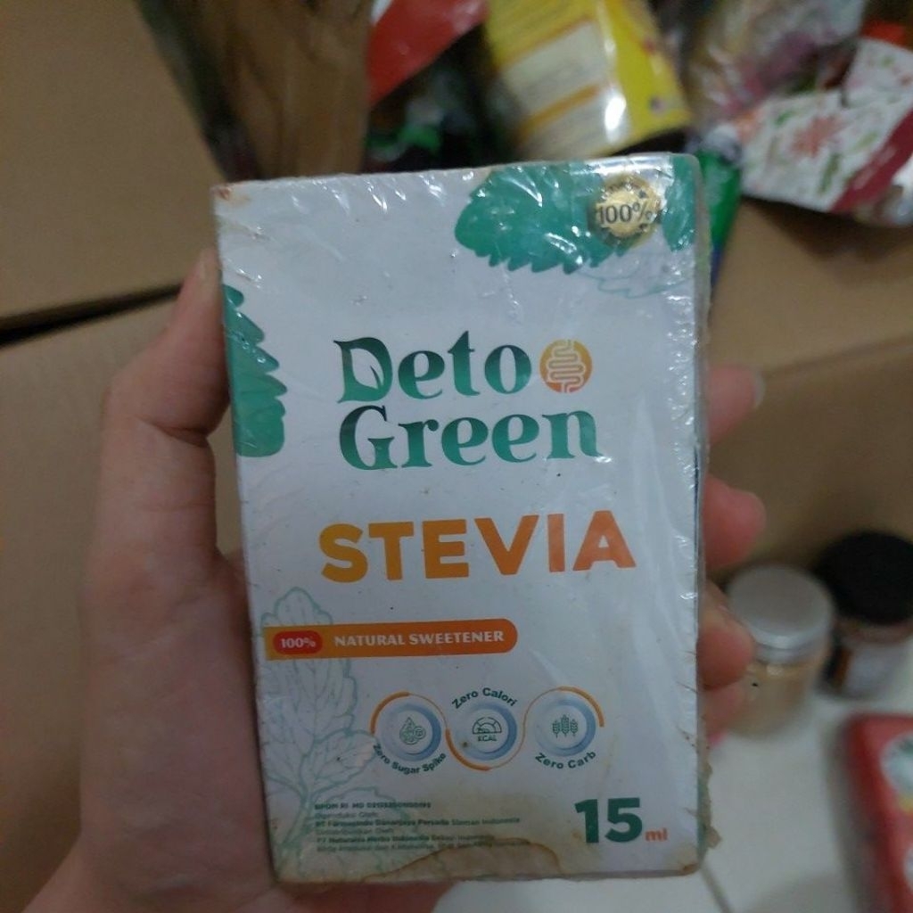 

DETOGREEN STEVIA 15ML NATURAL SWEETENER