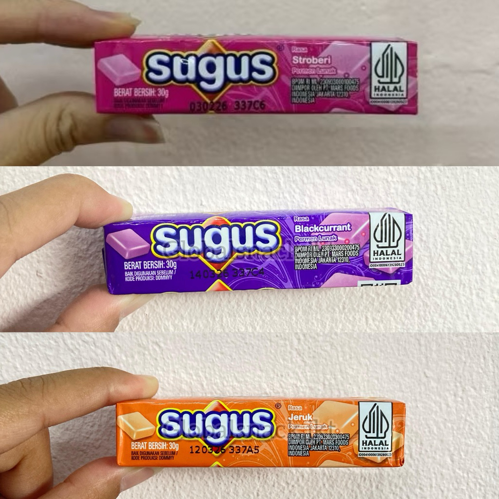 

SUGUS STICK STRAWBERRY / BLACKCURRANT / ORANGE