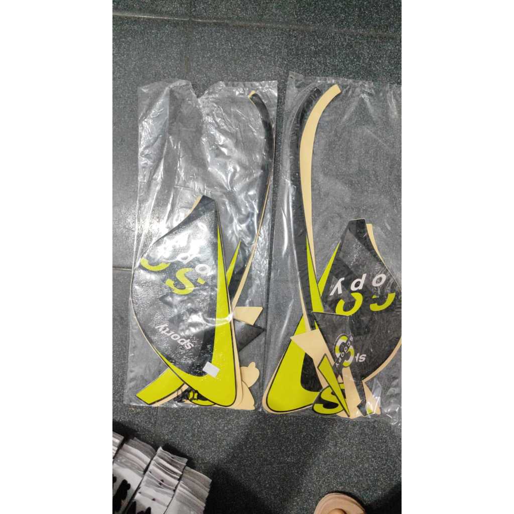 Stiker Striping Honda Scoopy Sporty 2022 Hitam List Stiker Standar Scoopy Sporty 2022 Terbaik