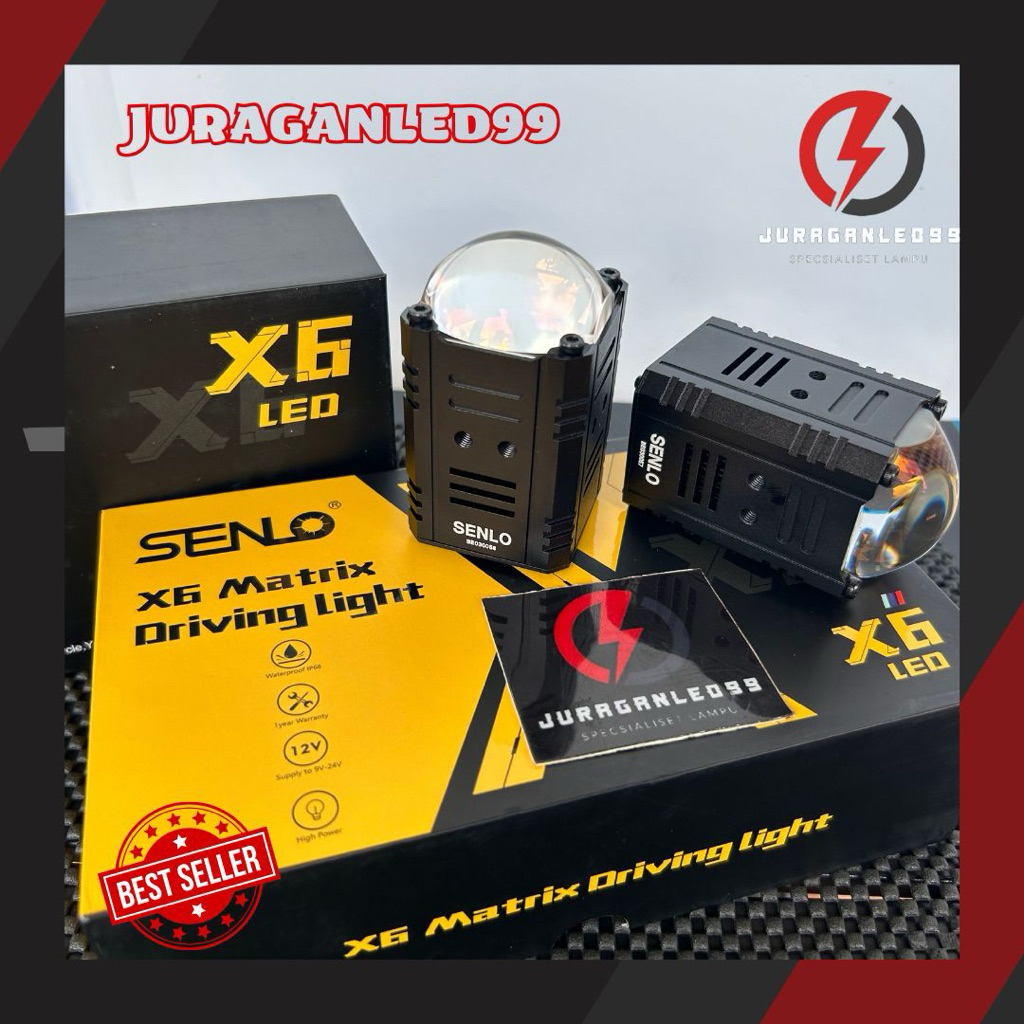 Lampu tembak kabut Senlo x6 plus high qualty