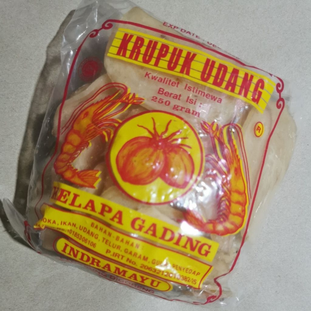 

Kerupuk Udang Cap Kelapa Gading Indramayu 250g