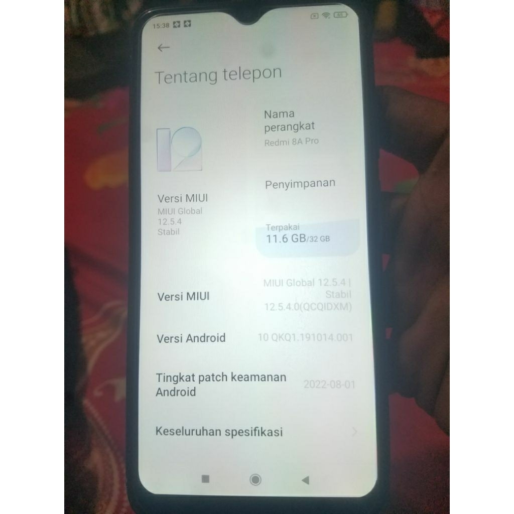 HP MURAH redmi 8a Pro ram 2/32 gb minus no sinyal SETOK CUMA 1