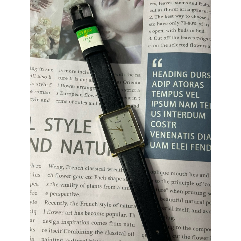 Seiko TANK Rectangel Unisex