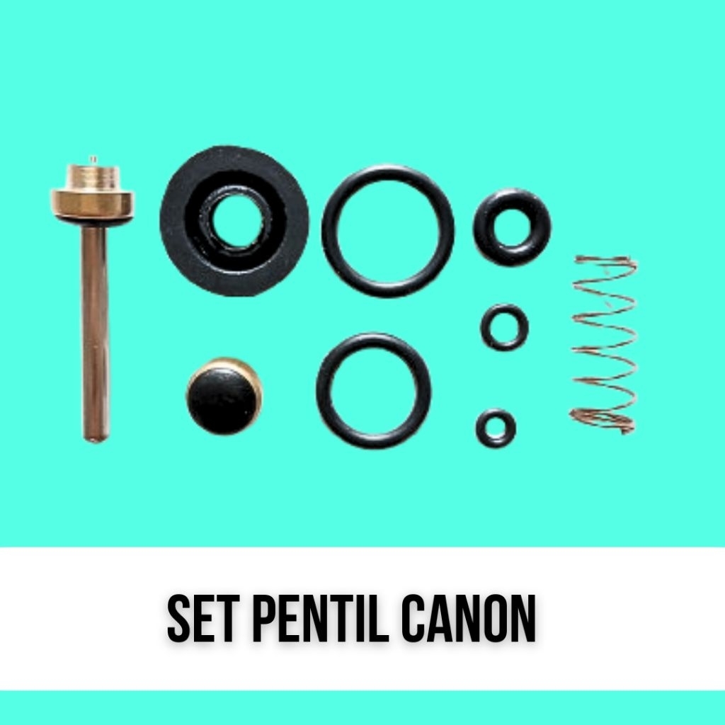 Set benjamin/ Pentil canon od 22 / peralatan pompa angin model lama