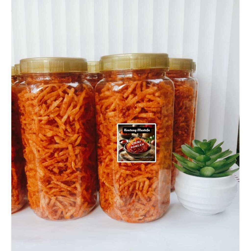 

Kentang Kering Ummi Romlah Berkualitas (Toples 600ml )