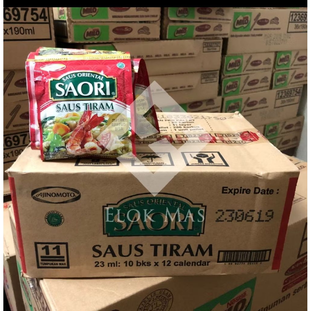 

saori saos tiram sachet kalender 1 dus