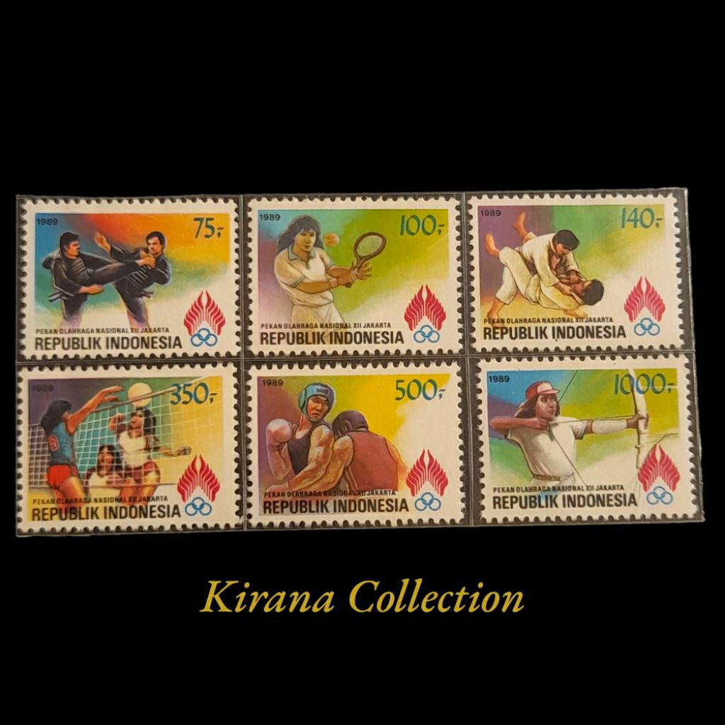 

LOT F351 KOLEKSI PRANGKO INDONESIA I-379 6V PON XII 1989
