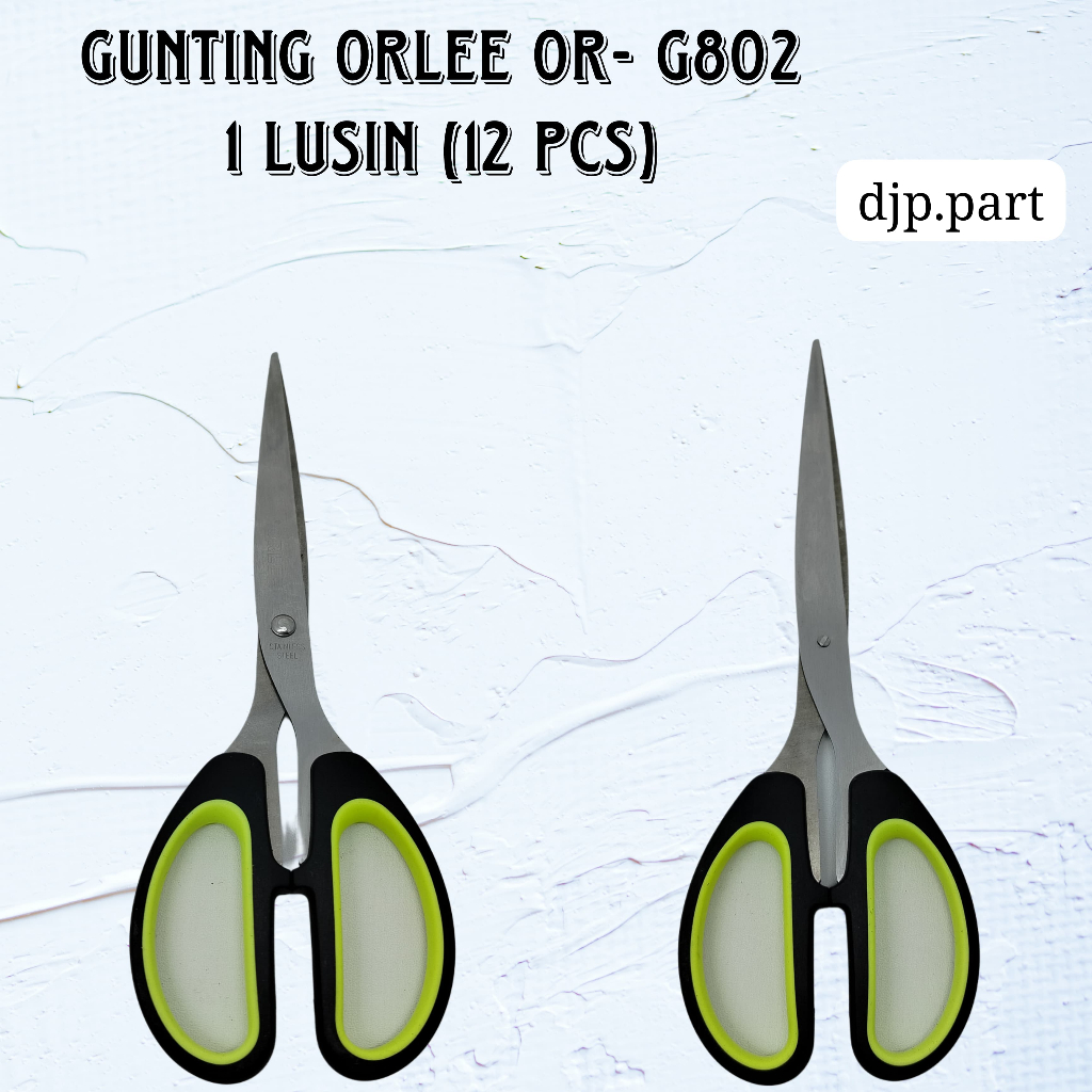 

GUNTING BESAR ORLEE OR-G802 12PCS / GUNTING STAINLESS ALAT PEMOTONG SERBAGUNA (harga grosir 12 pc)