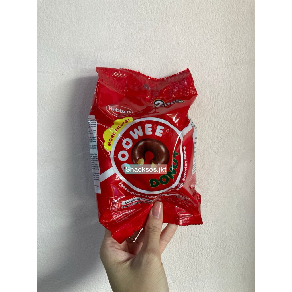 

REBISCO DOWEE DOOWEE DONUT CHOCOLATE - DONAT CHOCOLATE FILLING