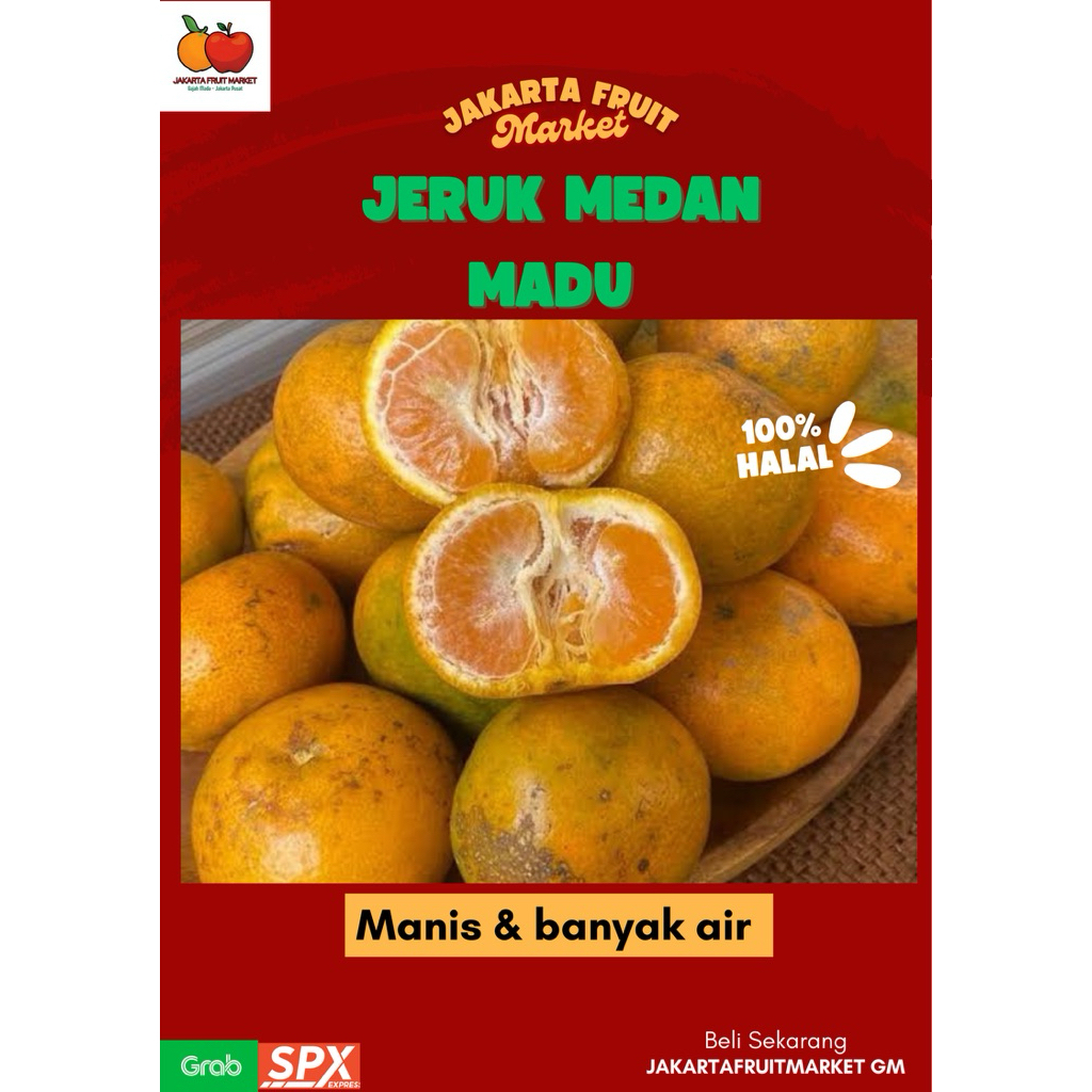 

JERUK MEDAN MADU JUMBO 900-1.000gr