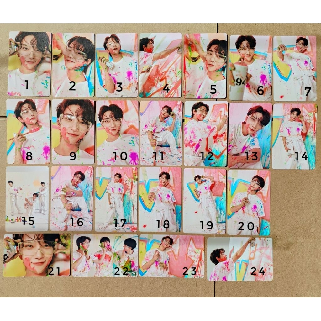 Photocard Seventeen Joshua Cemong Face The Sun