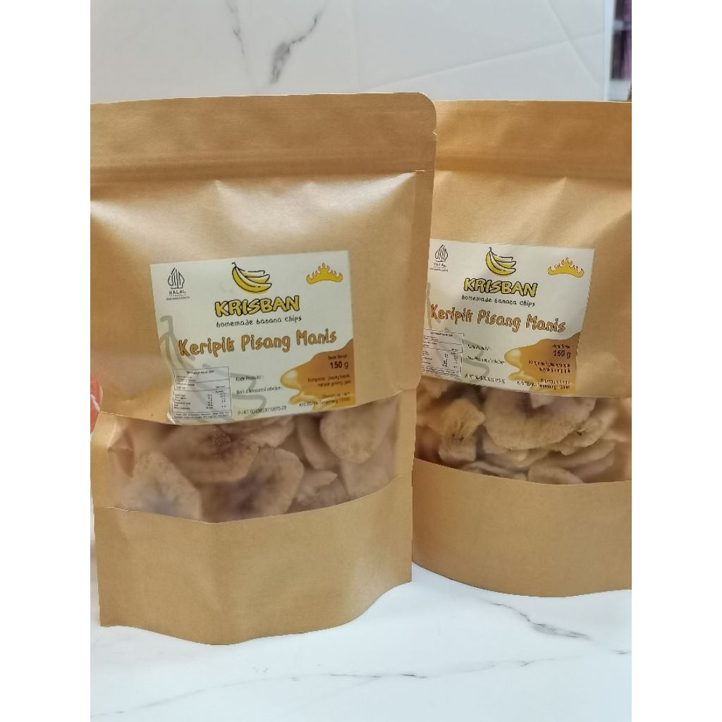 

KRISBAN HOMEMADE BANANA CHIPS/PISANG MANIS