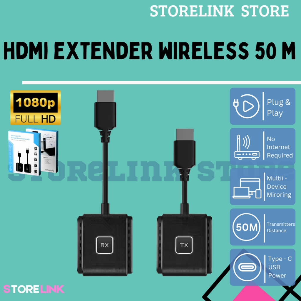 Wireless Audio Video Transmitter Receiver Extender / WIRELESS HDMI VIDEO TRANSMITTER RECEIVER EXTEND