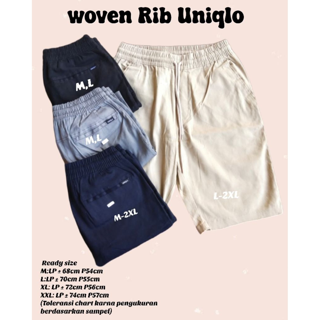 woven rib uniqlo