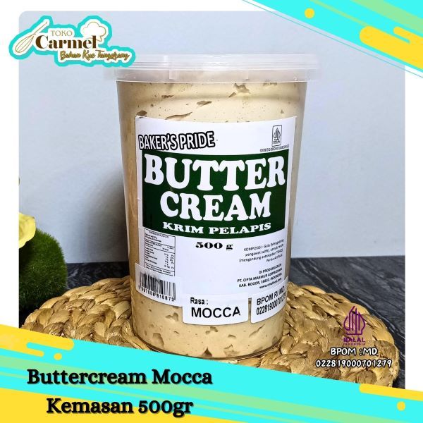 Buttercream Mocca / Coffee 500gr - Butter Cream siap pakai instant 4